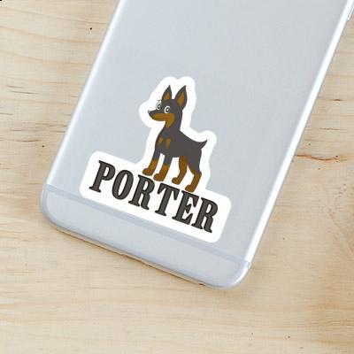 Sticker Porter Pinscher Gift package Image