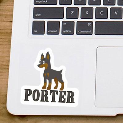 Sticker Porter Pinscher Gift package Image