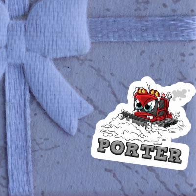 Porter Sticker Snow groomer Laptop Image