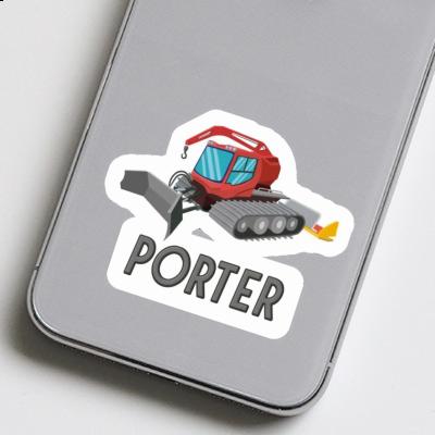 Porter Sticker Snow Groomer Image