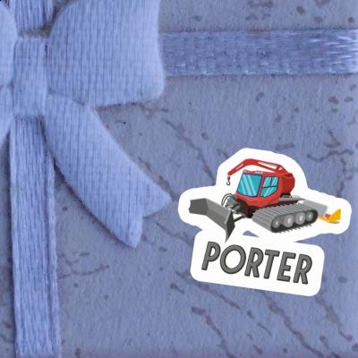 Porter Sticker Snow Groomer Notebook Image