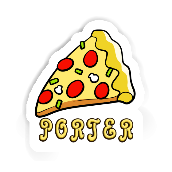 Sticker Porter Pizza Laptop Image