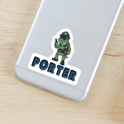 Porter Aufkleber Polizist Gift package Image