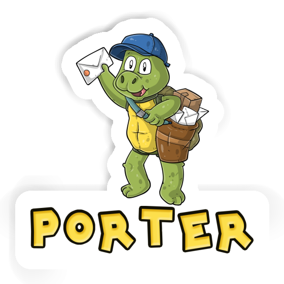 Postman Sticker Porter Gift package Image