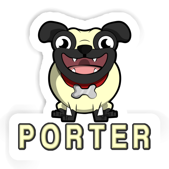 Sticker Pug Porter Notebook Image