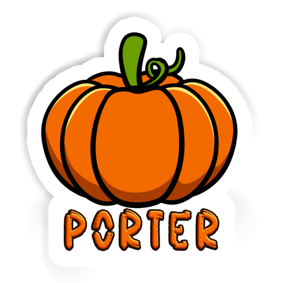 Porter Sticker Pumpkin Gift package Image