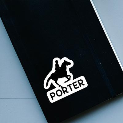 Aufkleber Porter Reiterin Gift package Image