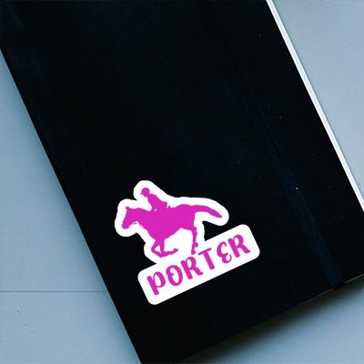 Aufkleber Porter Reiterin Gift package Image