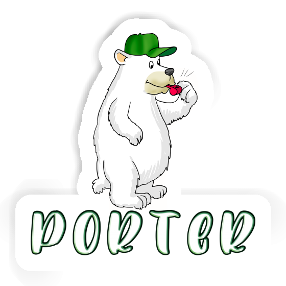 Sticker Porter Eisbär Image