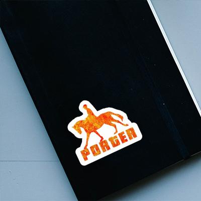Porter Sticker Reiterin Laptop Image