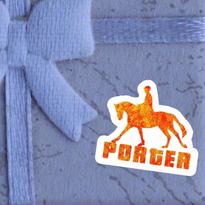 Sticker Porter Horse Rider Gift package Image