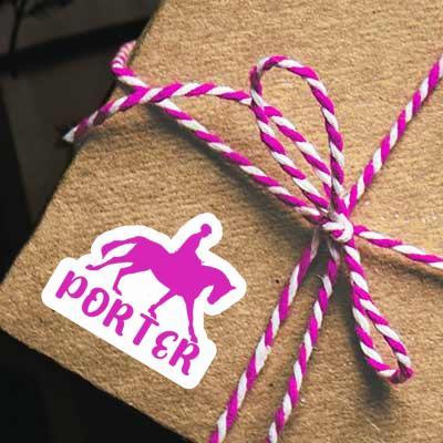 Aufkleber Reiterin Porter Gift package Image