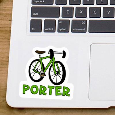 Sticker Racing Bicycle Porter Laptop Image