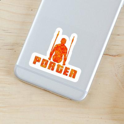 Porter Sticker Ring gymnast Laptop Image