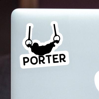 Porter Sticker Ring gymnast Notebook Image