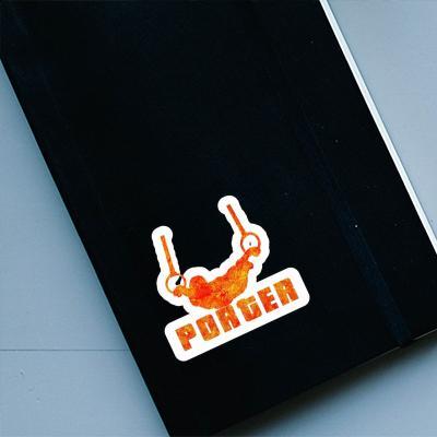 Porter Sticker Ring gymnast Notebook Image