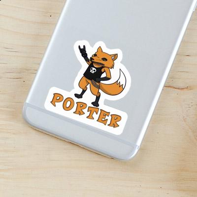 Sticker Porter Rocker Fox Laptop Image