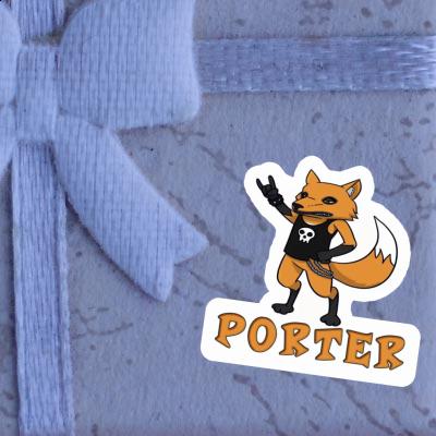 Aufkleber Fuchs Porter Image