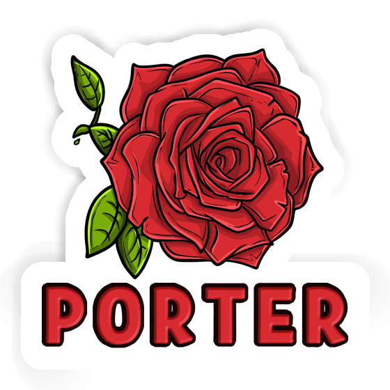 Autocollant Porter Rose Gift package Image