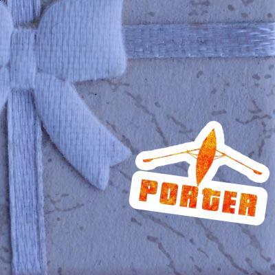Porter Aufkleber Ruderboot Gift package Image