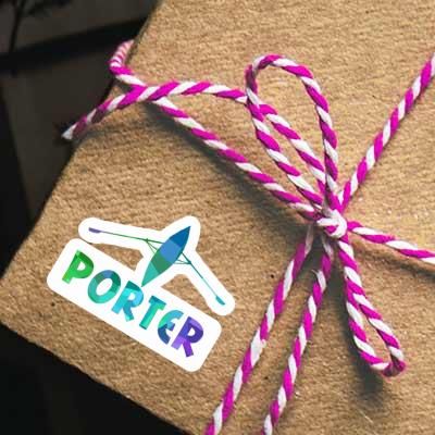 Autocollant Bateau à rames Porter Gift package Image