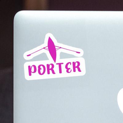 Sticker Porter Ruderboot Notebook Image