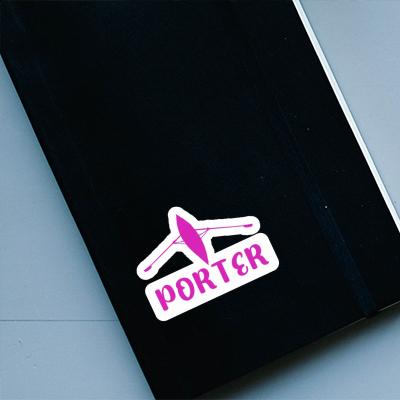 Sticker Porter Ruderboot Laptop Image