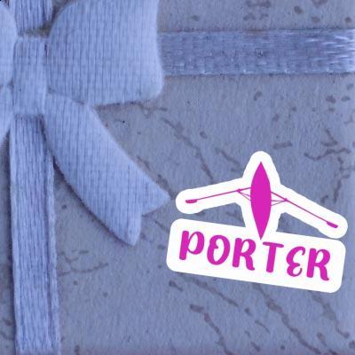 Sticker Porter Ruderboot Gift package Image