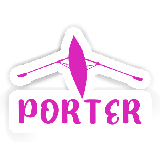 Sticker Porter Ruderboot Gift package Image