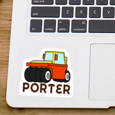 Porter Sticker Wheel Roller Notebook Image