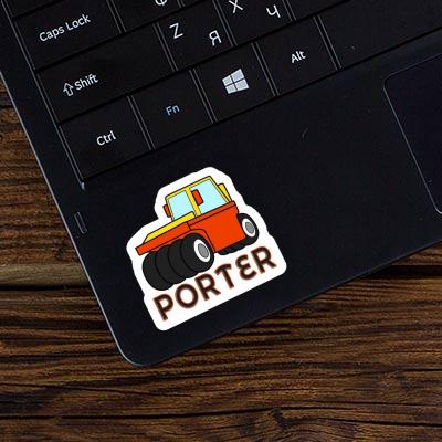 Porter Sticker Wheel Roller Notebook Image