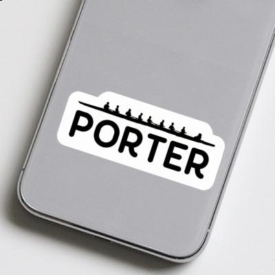 Bateau à rames Autocollant Porter Gift package Image