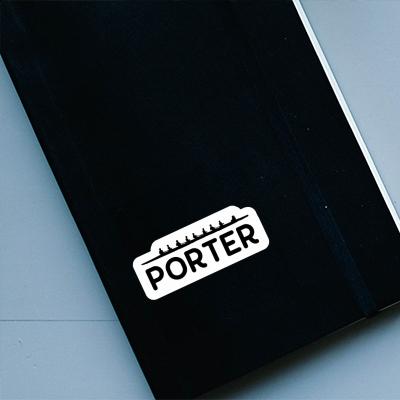 Bateau à rames Autocollant Porter Gift package Image
