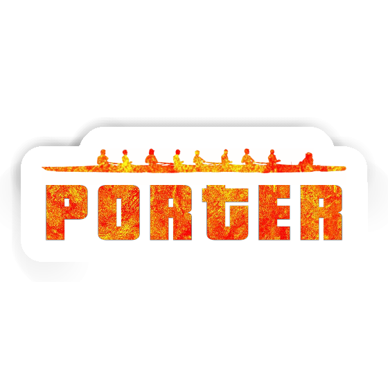 Sticker Porter Rowboat Image