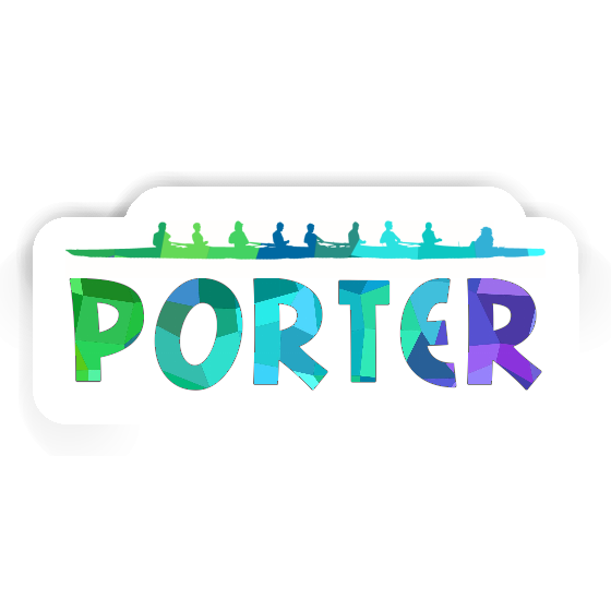 Porter Sticker Rowboat Laptop Image