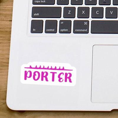 Sticker Porter Rowboat Image