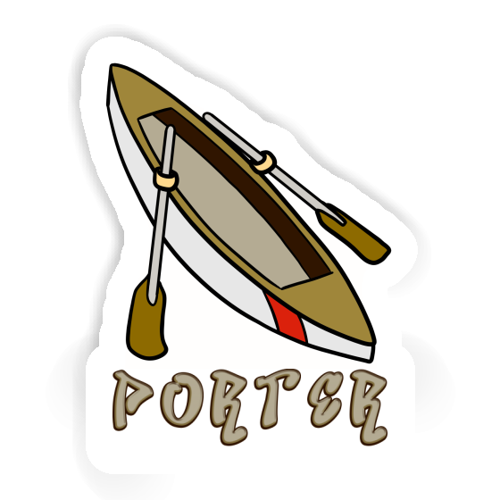 Porter Sticker Rowboat Laptop Image