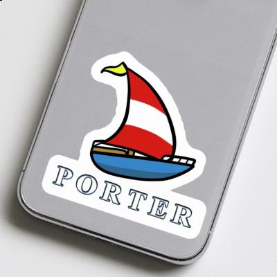 Sailboat Sticker Porter Laptop Image