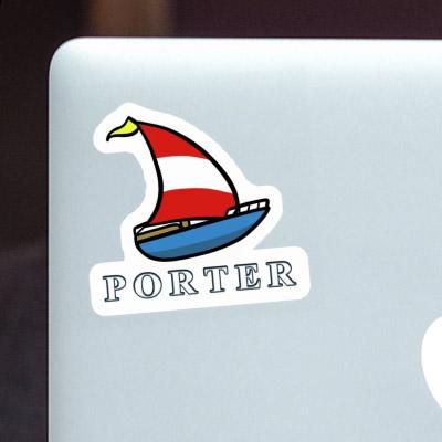 Sailboat Sticker Porter Notebook Image
