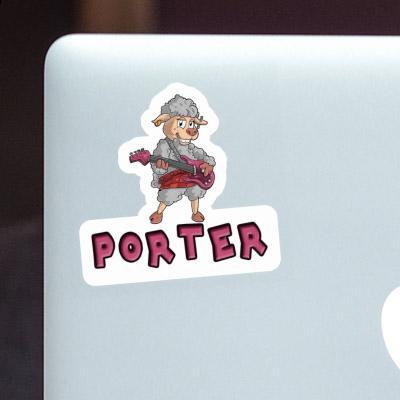 Sticker Porter Rockergirl Laptop Image