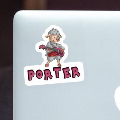 Autocollant Porter Rockergirl Laptop Image