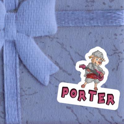 Porter Sticker Rockergirl Laptop Image