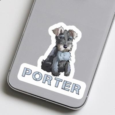 Sticker Porter Schnauzer Gift package Image