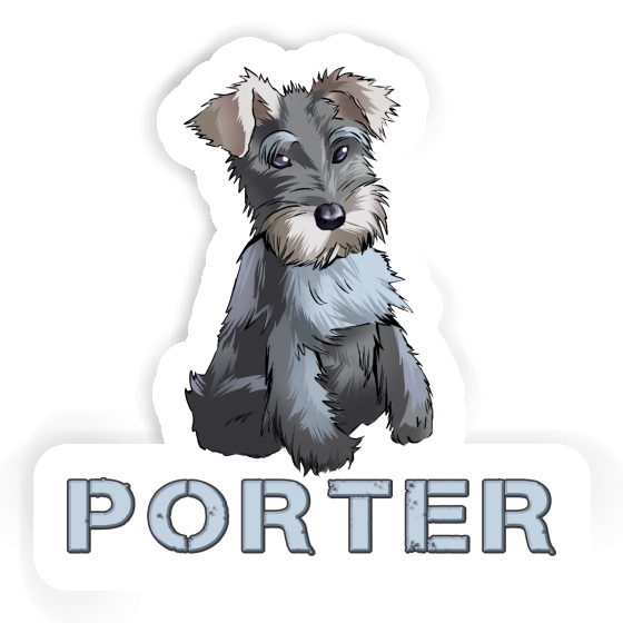Porter Sticker Schnauzer Gift package Image