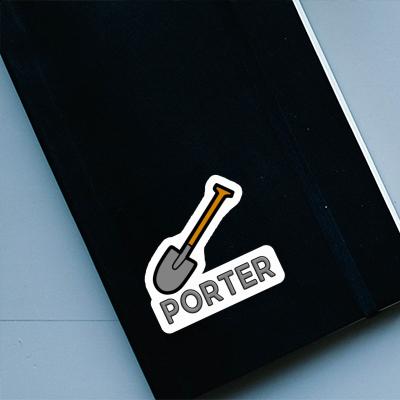 Aufkleber Schaufel Porter Gift package Image