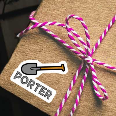 Aufkleber Schaufel Porter Gift package Image