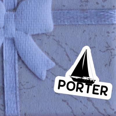 Sticker Porter Sailboat Gift package Image