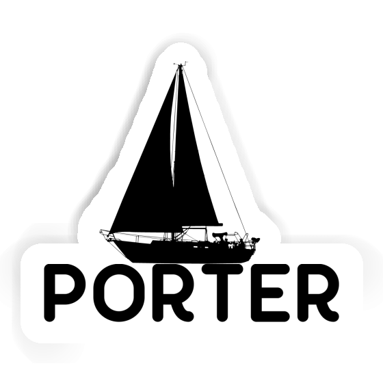 Sticker Segelboot Porter Notebook Image