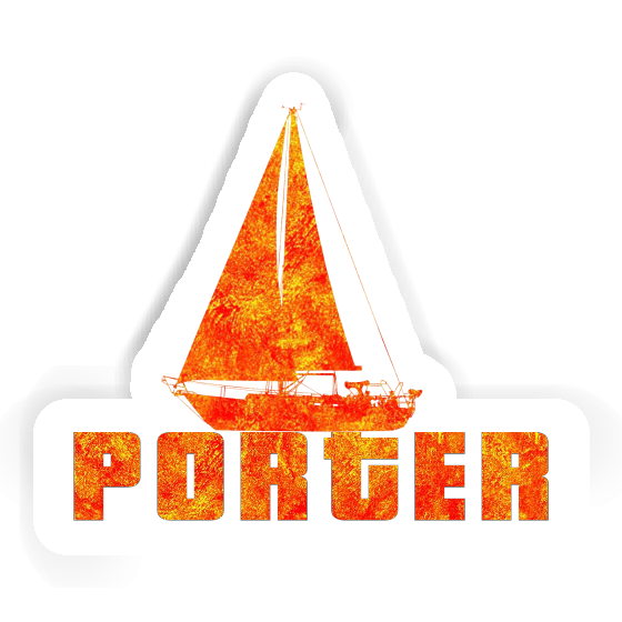 Sailboat Sticker Porter Laptop Image
