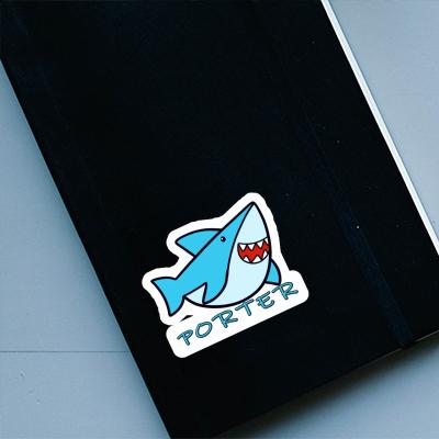 Requin Autocollant Porter Notebook Image